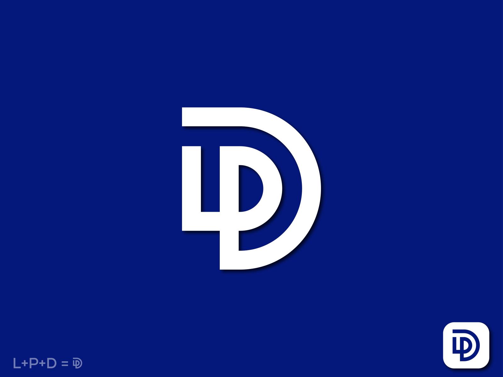 L+P+D Letter Mark Logo by Raihan Kabir on Dribbble