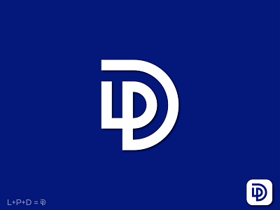 L+P+D Letter Mark Logo app brand branding concept creative design designer icon identity illustration letter logo logo logo branding logo design logo designer mark minimal modern monogram symbol