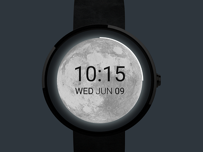 Moon Watch Face android wear moon smart watch watch