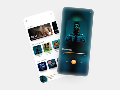 Music player UI