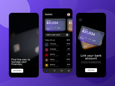 Banking Mobile App 3d app application banking design graphic design jsxclan mobile thinkific ui ux