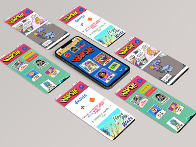 Comic Mobile Application 3d app design graphic design jsxclan mobile project thinkific ui ux