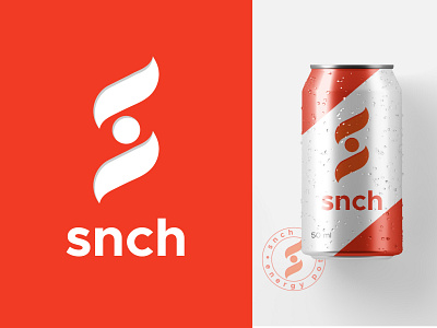 Snch branding can coca cola cold drinks design dribbble drinks graphic design illustration logo minimal orange s logo soda soda mockup vector