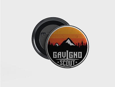 Gavigno Scout abstract badge branding design dribbble graphic design hiking illustration logo minimal minimalist modern mountain old logo pictorial sunrise sunset trending vector vintage