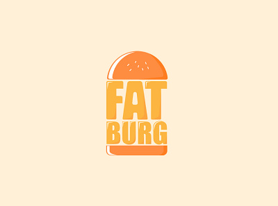 Fat Burg branding burger cartoon design dribbble fat funny graphic design illustration lettermark logo minimal pictorial real burger teasty trending vector wordmark yellow