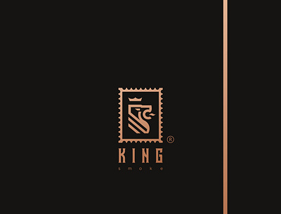 King Smoke abstract branding cigarette design dribbble fire golden graphic design illustration lion logo luxurious minimal pictorial royal smoke ui ux vector