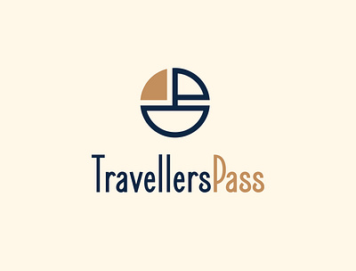 Travellers Pass - travel agency logo abstract agency boat branding brown design dribbble graphic design illustration logo minimal passenger pictorial playful round ship travel vector water yetch