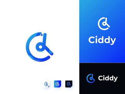 Ciddy - ToDo list maker abstract blue branding clock design dribbble gradient graphic design illustration lettermark logo minimal minimalist round routin time to do vector water wordmark