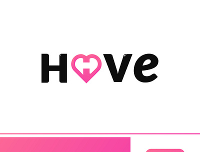 Hove - a dating app abstract app app icon branding combination date dating design dribbble graphic design h logo heart illustration logo love minimal pictorial pink color tinder vector