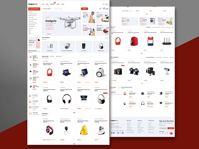 gadgetHub Ecommerce website ecommerce elementor elementor pro landing page web design website woocommerce wordpress