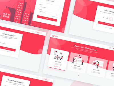ERP - Web app dashboard design form input login password sign in ui ui design ux ux design web web app website