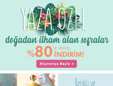 Yaza Özel Newsletter newsletter newsletter design summer