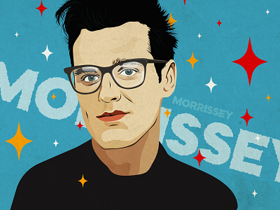 Morrissey illustration morrissey vector