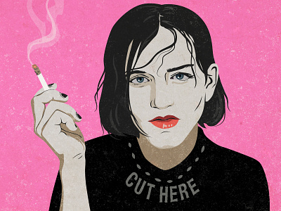 Brian Molko brianmolko illustration portrait vector