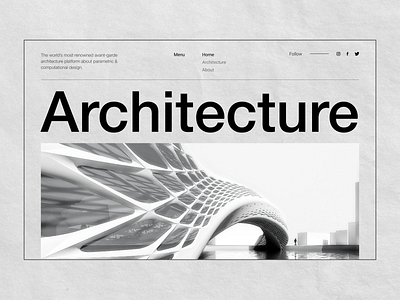 Architecture. figmadesign ui design webdesign