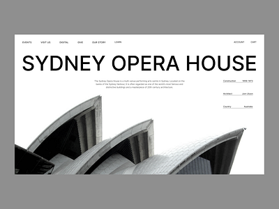 Sidney Opera House. branding logo ui