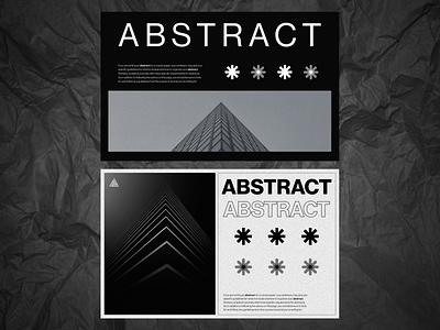 ABSTRACT. branding graphic design logo ui