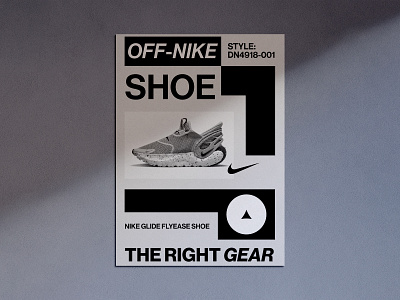 Nike Poster branding graphic design logo ui