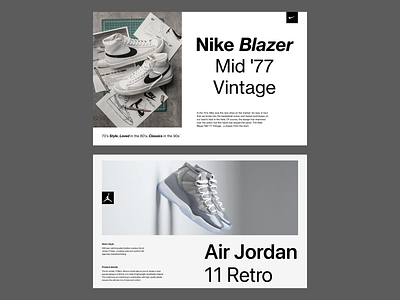 Nike concept. branding graphic design logo ui