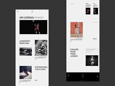 Jordan Site Redisign. branding graphic design logo ui