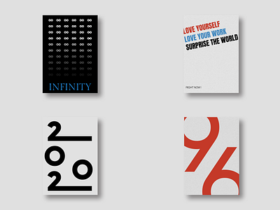 Posters. branding graphic design logo ui