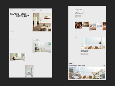 Fankelstein Hotel & Spa Concept. branding logo ui