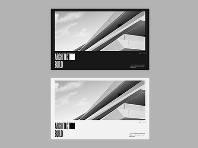 Architecture Build black&white. branding graphic design logo ui
