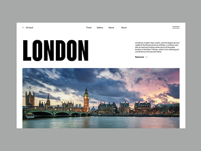 London Concept. branding graphic design logo ui