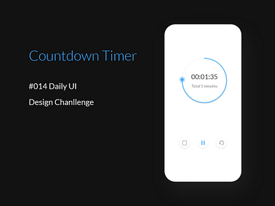 Daily UI 014 - Countdown clock
