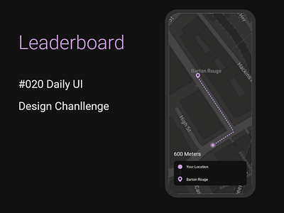 Daily UI #020 - Location Tracker