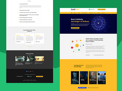 Website Design and Development for Astrologer astrolgy website design responsive ui webdesign website wordpress