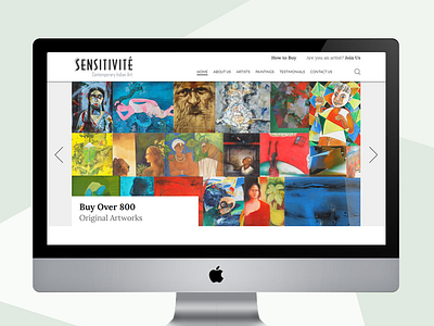 Web Design for Art website