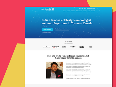 Astrology Website responsive ui ux webdesign website wordpress