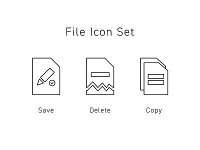 Icon Set #dailyui #055 dailyui icon