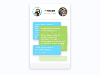 Direct Messaging #dailyui #013 dailyui ui