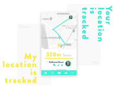 Location Tracker #dailyui #020 dailyui ui