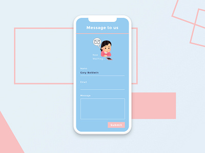 Contact Us #dailyui #028 dailyui ui