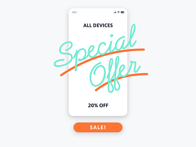 Special Offer #dailyui #036 dailyui graphic ui