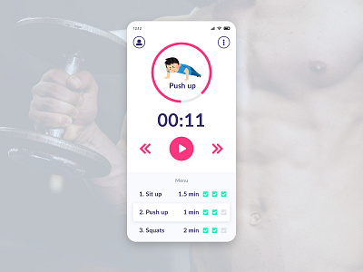 Workout Tracker #dailyui #041 dailyui ui