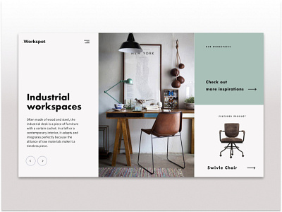 .Workspot - minimalistic webdesign graphic design