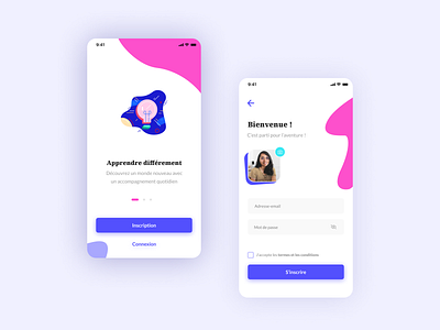 Sign Up - Daily UI #1 app branding challenge daily ui design mobile onboarding sign up ui