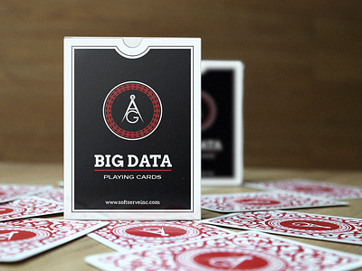 Big Data Playing Cards architecture big data cards deck design illustration logo mockup package playing preview print