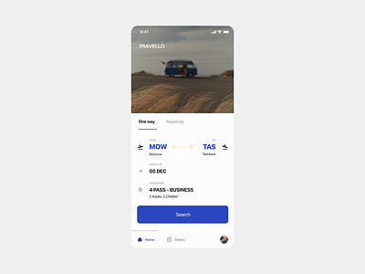 Travello — Traveling mobile app aif animation app avia clean design interface iu design mobile mobile aa motion ticket tourist travel travelling ui ux