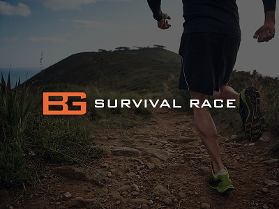 Bear Grylls Survival Race bear grylls brand logo race run