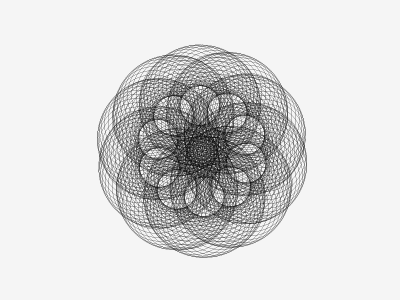 Le circle circle mandala pattern