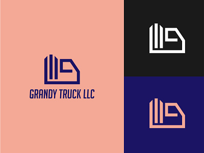 Grandy Truck Logo branding business logo graphic design lettermark logo logo maker miniaml minimalist modern logo professional logo typography