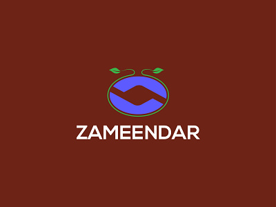 Zameendar Logo branding business logo design graphic design lettermark logo logo maker logotype minimal minimalist modern professional logo typography unique logo