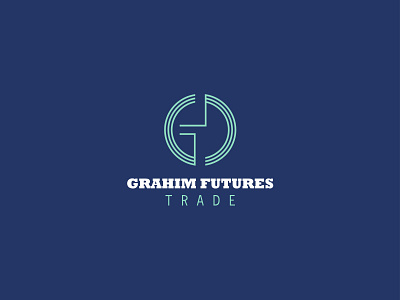 Graham Futures Logo branding business logo design graphic design lettermark logo logo maker minimalist modern professional logo unique wordmark