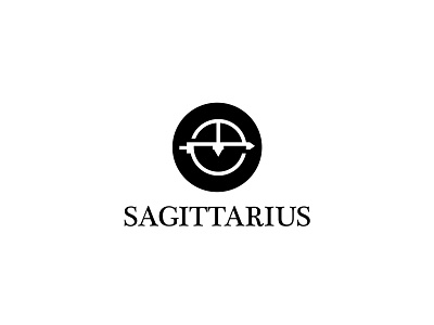 Sagittarius Logo branding business logo design graphic design illustration lettermark logo logo maker logotype minimal minimalist modern professional logo typography unique wordmark