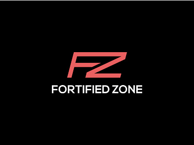 Fortified Zone Logo branding business logo design graphic design illustration lettermark logo logo maker minimal minimalist modern professional logo unique